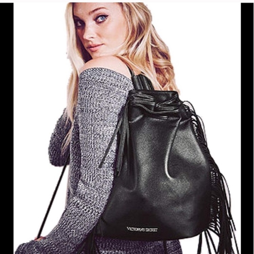 Victoria’s Secret | Faux-leather Fringe Bag
